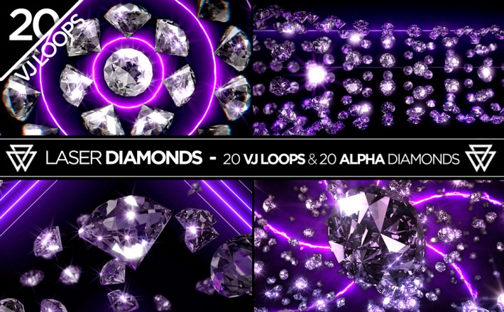 Laser Diamonds VJ Loops