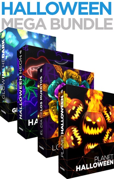 Halloween VJ Loops Mega Bundle | Volumetricks - VJ Loops Store