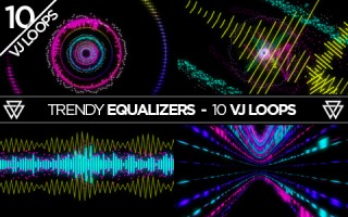 Trendy Equalizers VJ Loops Pack